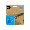 HP 937e EvoMore Cyan Original Ink Cartridge