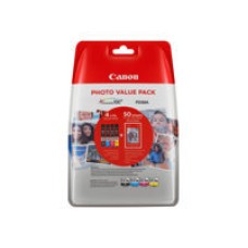 CANON CLI-551XL C,M,Y,BK + Photo Paper Cyan Magenta Yellow Black XL ink tanks + 4x6 Photo Paper PP-201 50sheets value pack Blistered