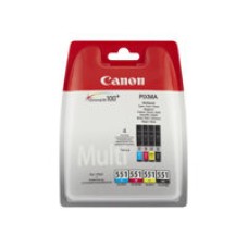 Canon CLI-551 C,M,Y,BK Skupno pakiranje - 4-pakiranje - črna, rumena, cyan, škrlatno - originalno - kartuša