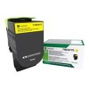 Lexmark X417 - Visok izkoristek - rumena - original toner - LCCP, LRP
