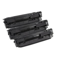 Set kompatibilnih tonerjev nadomešča HP 12A, HP 12X (Q2612A-Q2612X) – 3× črn