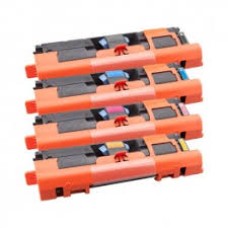 Set kompatibilnih tonerjev nadomešča HP 122A (Q3960A) + 122A (Q3961A) + 122A (Q3963A) + 122A (Q3962A) – 4× barvni set