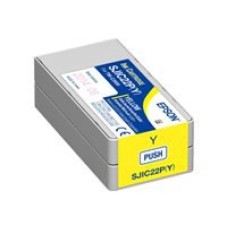 EPSON SJIC22P(Y): Ink cartridge for ColorWorks C3500 (yellow)