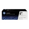 HP 36A - 2-pakiranje - črno - original - LaserJet - toner (CB436AD)