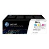 HP 201X Original LaserJet Cartridges Cyan,Magenta,Yellow High Yield (3-pack)