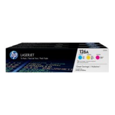 HP 126A original toner cartridge cyan, magenta and yellow 3x 1.000 pages 3-pack – več za manj