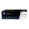HP 128A original toner cartridge cyan, magenta and yellow standard capacity 3 x 1.300 pages 3 – paket