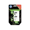 HP 300 original ink cartridge black and tri-colour standard capacity 2 x 4ml black: 200 pages, colour: 165 pages 2 – paket