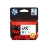 HP 655 ink cartridge cyan standard capacity 600 pages 1 – paket
