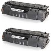 Set kompatibilnih tonerjev nadomešča HP 53X (Q7553X) – 2× črn (EKO53X-2#2)