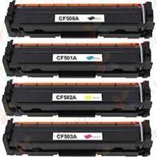 Set kompatibilnih tonerjev nadomešča HP 501A (Q6470A) + 502A (Q6471A) + 502A (Q6473A) + 502A (Q6472A) – 4× barvni set