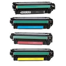 Set kompatibilnih tonerjev nadomešča HP 504X (CE250X) + 504A (CE251A) + 504A (CE253A) + 504A (CE252A) – 4× barvni set
