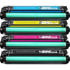 Set kompatibilnih tonerjev nadomešča HP 650A (CE270A) + 650A (CE271A) + 650A (CE273A) + 650A (CE272A) – 4× barvni set
