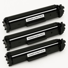 Set kompatibilnih tonerjev nadomešča HP 17A (CF217A) – 3× črn
