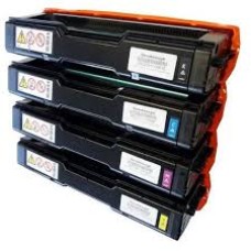 Set kompatibilnih tonerjev nadomešča Ricoh SPC360HE (408184) + SPC360HE (408185) + SPC360HE (408186) + SPC360HE (408187) – 4× barvni set