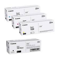 Set kompatibilnih tonerjev nadomešča Canon T09 (3020C006) + T09 (3019C006) + T09 (3018C006) + T09 (3017C006) – 4× barvni set