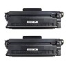 Set kompatibilnih tonerjev nadomešča Brother TN-2510 XL – 2× črn