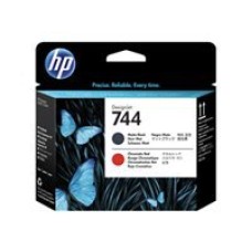 HP 744 - črna, kromatično rdeča - tiskalna glava