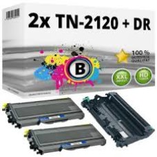 Komplet toner + boben Brother TN-2120 (TN-2110) / Kompatibilen boben nadomešča Brother DR-2100 – kompatibilen