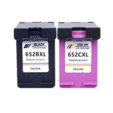 Set kompatibilnih kartuš nadomešča HP 652 XL F6V25AE + F6V24AE (črna + barvna)