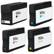 Set kompatibilnih kartuš nadomešča HP 950XL (CN045AE) + 951XL (CN046AE) + 951XL (CN047AE) + 951XL (CN048AE) – 4× barvni set