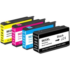 Set kompatibilnih kartuš nadomešča HP 963XL (3JA30AE) + 963XL (3JA27AE) + 963XL (3JA28AE) + 963XL (3JA29AE) – 4× barvni set