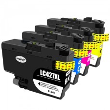 Set kompatibilnih kartuš nadomešča BROTHER LC427XLBK + LC427XLC + LC427XLM + LC427XLY – 4× barvni set