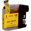 Kompatibilna kartuša nadomešča Brother LC123XL (LC125XL-Y) – 1× rumena XL (OBNLC123Y)
