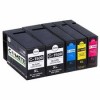 Set kompatibilnih kartuš nadomešča Canon PGI-1500XLBK + PGI-1500XLBK + PGI-1500XLC + PGI-1500XLM + PGI-1500XLY – 5× set (2× črna + cyan + magenta + rumena)