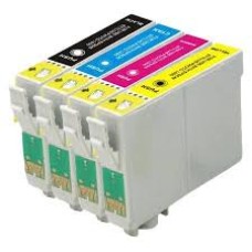 Set kompatibilnih kartuš nadomešča Epson T1281 + T1282 + T1283 + T1284 – 4× barvni set (OBNT1281#4)