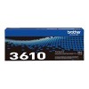 BROTHER TN-3610 Super High Yield Black Cartridge Prints 18.000 pages