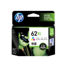 HP 62XL ink cartridge tri-colour high capacity 1 – paket