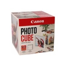 CANON pp-201 Ink Cartridge 5x5 Photo Cube Creative Pack White Pink